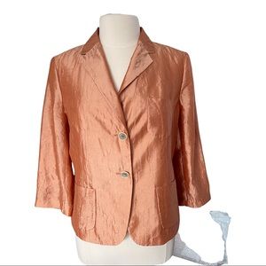 TALBOTS MELON JACKET SIZE 14 PETITE